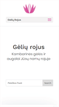 Mobile Screenshot of geliurojus.lt